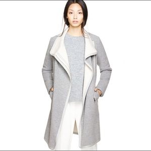 Aritzia Babaton Cormac Wool Fleece Zip Front Coat